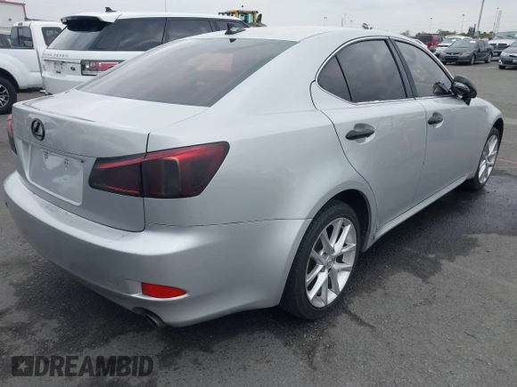 2012 Lexus IS 250 with VIN JTHCF5C22C5055027, listed as a IAAI auction lot 41465580 with 167,686 mi miles and . Bid and sale history available at DreamBid. Image 4.