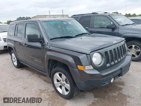 2014 Jeep Patriot Latitude with VIN 1C4NJRFB3ED810819, listed as a IAAI auction lot 41994129 with 145,733 mi miles and . Bid and sale history available at carsss.com. Image 1.