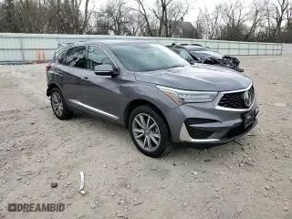2019 Acura RDX w/Technology Pkg with VIN 5J8TC2H57KL013945, listed as a Copart auction lot 52996775 with 92,136 mi miles and Salvage Title. Bid and sale history available at carsss.com. Image 14.