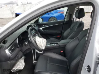 2020 Genesis G70 2.0T with VIN KMTG64LA7LU056492, listed as a Copart auction lot 46338413 with 24,645 mi miles. Bid and sale history available at carsss.com. Image 7.