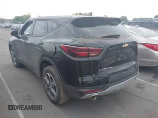 2025 Chevrolet Blazer LT with VIN 3GNKBHR43SS184196, listed as a IAAI auction lot 42223399 with 3,656 mi miles and . Bid and sale history available at DreamBid. Image 3.