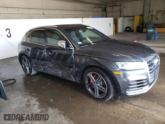 2018 Audi SQ5 with VIN WA1C4BFY1J2170958, listed as a Copart auction lot 62245183 with 46,339 mi miles and . Bid and sale history available at DreamBid. Image 4.