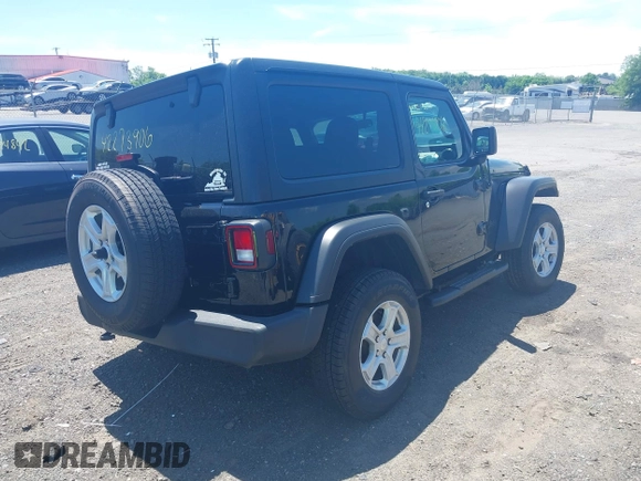 2021 Jeep Wrangler Sport S z VIN 1C4HJXAG6MW872318, wystawiony jako IAAI lot #42273906 z przebiegiem 31 003 mil mil oraz . Historia ofert i sprzedaży dostępna na DreamBid. Obrazek 4.