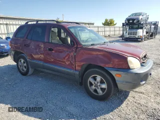 2005 Hyundai Santa Fe GLS with VIN KM8SC13D65U936463, listed as a Copart auction lot 67032944 with 186,292 mi miles and Salvage Title. Bid and sale history available at carsss.com. Image 4.