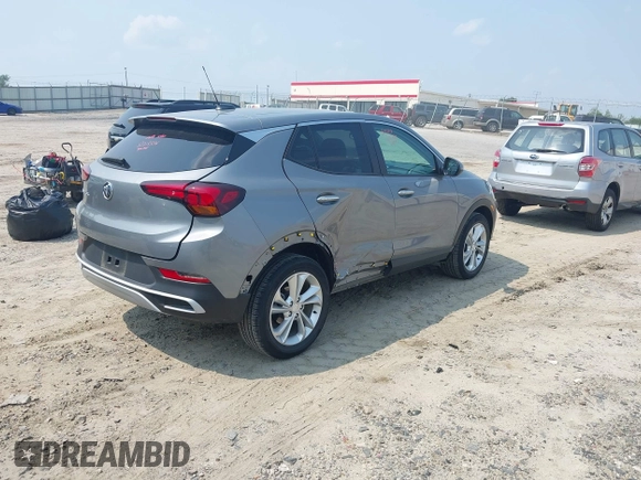 2023 Buick Encore GX Preferred with VIN KL4MMBS28PB145618, listed as a IAAI auction lot 42383270 with 6,788 mi miles and . Bid and sale history available at DreamBid. Image 4.