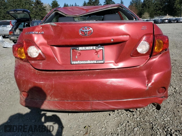 2009 Toyota Corolla with VIN 1NXBU40E49Z102824, listed as a Copart auction lot 53402685 with 118,268 mi miles and Salvage Title. Bid and sale history available at carsss.com. Image 6.