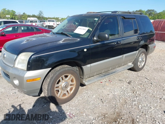 2003 Mercury Mountaineer Convenience z VIN 4M2DU66W13ZJ05239, wystawiony jako IAAI lot #42062881 z przebiegiem 292 631 mil mil oraz . Historia ofert i sprzedaży dostępna na DreamBid. Obrazek 2.