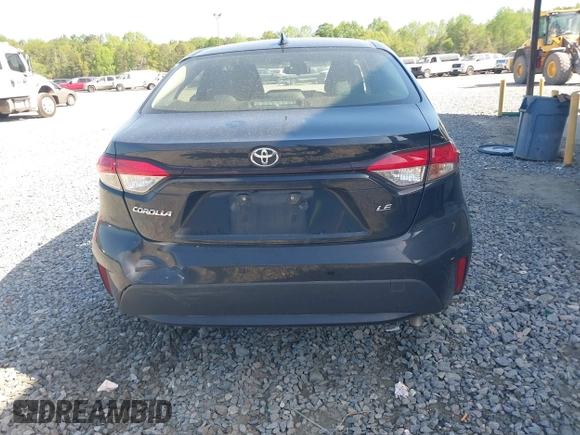 2022 Toyota Corolla LE with VIN JTDEPMAE0NJ207606, listed as a IAAI auction lot 41958548 with 92,073 mi miles. Bid and sale history available at carsss.com. Image 16.