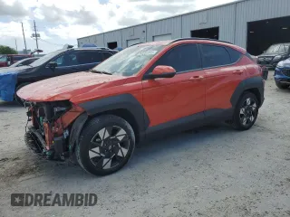 2024 Hyundai Kona SEL with VIN KM8HB3AB2RU115599, listed as a Copart auction lot 50888805 with 9,738 mi miles and Salvage Title. Bid and sale history available at carsss.com. Image 1.