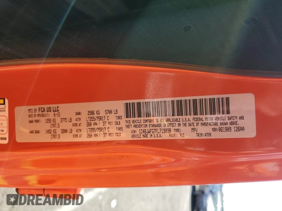 2015 Jeep Wrangler Unlimited Rubicon with VIN 1C4BJWFG7FL719038, listed as a Copart auction lot 51507205 with 62,664 mi miles and Salvage Title. Bid and sale history available at carsss.com. Image 12.