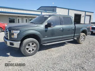 2015 Ford F-150 XLT w/HD Payload Pkg with VIN 1FTFW1EG9FFB76104, listed as a Copart auction lot 48481435 with 146,503 mi miles and Salvage Title. Bid and sale history available at carsss.com. Image 1.