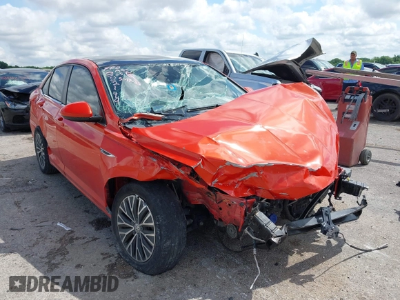 2019 Volkswagen Jetta SEL with VIN 3VWE57BU7KM167369, listed as a IAAI auction lot 42346356 with 79,327 mi miles and . Bid and sale history available at DreamBid. Image 1.