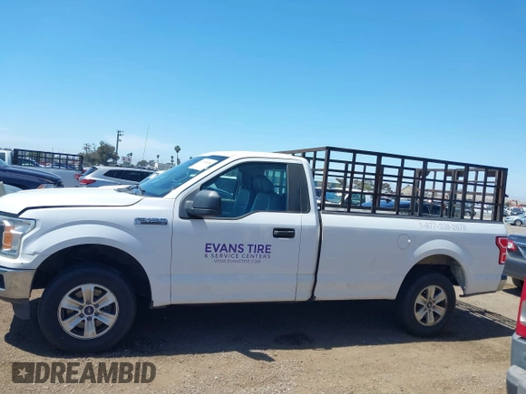 2018 Ford F-150 XL with VIN 1FTNF1CG9JKC41855, listed as a IAAI auction lot 41974456 with 330,339 mi miles and . Bid and sale history available at DreamBid. Image 14.