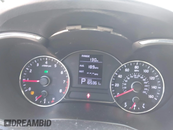 2016 Kia Forte LX with VIN KNAFK4A66G5510667, listed as a IAAI auction lot 41701919 with 165,361 mi miles. Bid and sale history available at carsss.com. Image 7.