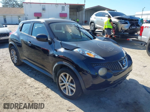 2013 Nissan Juke SV with VIN JN8AF5MV4DT207957, listed as a IAAI auction lot 41680885 with 1 mi miles. Bid and sale history available at carsss.com. Image 1.