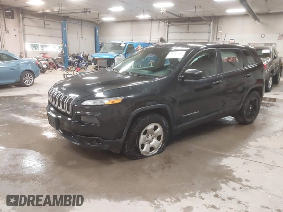 2016 Jeep Cherokee Sport with VIN 1C4PJMAS9GW268040, listed as a IAAI auction lot 41241844 with 102,211 mi miles and . Bid and sale history available at DreamBid. Image 18.
