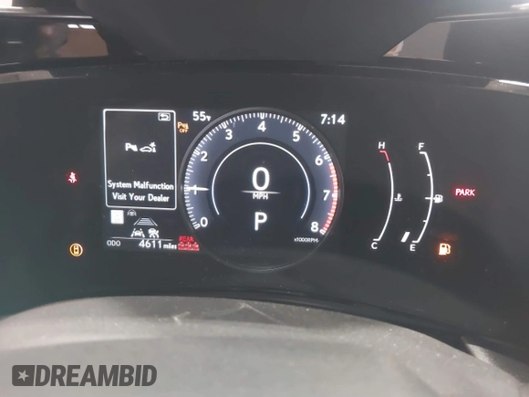 2025 Lexus NX 350 Premium with VIN 2T2GGCEZ4SC066963, listed as a IAAI auction lot 41766137 with 4,611 mi miles and . Bid and sale history available at DreamBid. Image 7.