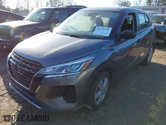2022 Nissan Kicks S with VIN 3N1CP5BV2NL475905, listed as a IAAI auction lot 41779782 with 44,400 mi miles and . Bid and sale history available at DreamBid. Image 17.