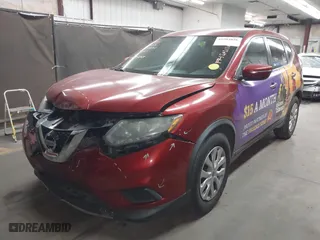 2015 Nissan Rogue S with VIN KNMAT2MT3FP559361, listed as a IAAI auction lot 41983856 with 152,866 mi miles. Bid and sale history available at carsss.com. Image 18.