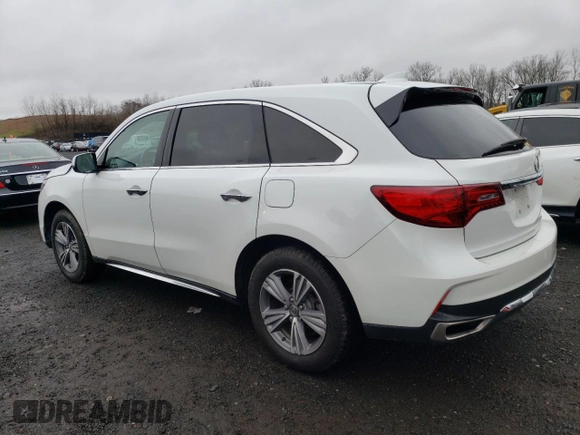 2020 Acura MDX with VIN 5J8YD4H3XLL036487, listed as a Copart auction lot 70357372 with 25,905 mi miles. Bid and sale history available at carsss.com. Image 2.