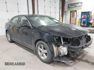 2015 Kia Optima LX with VIN 5XXGM4A74FG422141, listed as a IAAI auction lot 42414450 with 110,239 mi miles and . Bid and sale history available at DreamBid. Image 1.