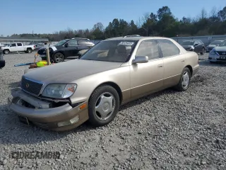 1998 Lexus LS 400 z VIN JT8BH28F9W0134440, wystawiony jako Copart lot #50134335 z przebiegiem 201 036 mil mil oraz Szkoda całkowita • Salvage title. Historia ofert i sprzedaży dostępna na DreamBid. Obrazek 1.
