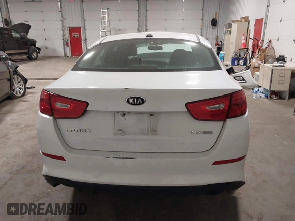 2015 Kia Optima SX with VIN 5XXGR4A74FG487895, listed as a IAAI auction lot 42111045 with 109,442 mi miles and . Bid and sale history available at DreamBid. Image 16.