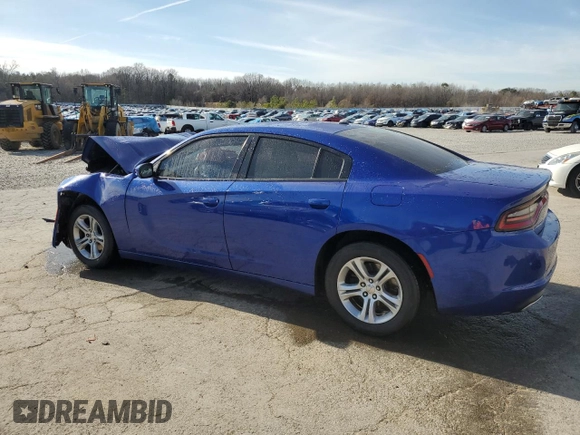 2019 Dodge Charger SXT with VIN 2C3CDXBG7KH745559, listed as a Copart auction lot 48002275 with 115,248 mi miles and Salvage title. Bid and sale history available at DreamBid. Image 2.