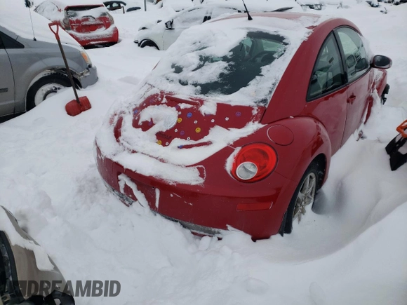 2006 Volkswagen Beetle with VIN 3VWPW21C66M423265, listed as a Copart auction lot 43846305 with Not Provided miles and Salvage Title. Bid and sale history available at DreamBid. Image 3.