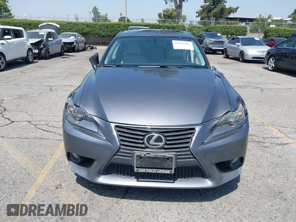 2014 Lexus IS 250 with VIN JTHBF1D27E5009067, listed as a IAAI auction lot 42597405 with 141,102 mi miles and . Bid and sale history available at DreamBid. Image 12.