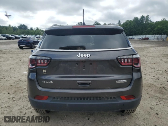 2019 Jeep Compass Altitude с VIN 3C4NJDBB2KT712170, выставлен на аукционе Copart как лот 61416485 с пробегом 48 866 миль миль и Списание • Salvage title. История ставок и продаж доступна на DreamBid. Изображение 6.