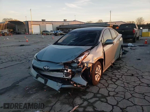 2018 Toyota Prius Two with VIN JTDKBRFU9J3065818, listed as a Copart auction lot 45777955 with 49,595 mi miles and Salvage Title. Bid and sale history available at DreamBid. Image 13.