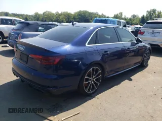 2018 Audi S4 Premium Plus with VIN WAUB4AF41JA004239, listed as a Copart auction lot 68134044 with 114,230 mi miles and Salvage Title. Bid and sale history available at carsss.com. Image 3.