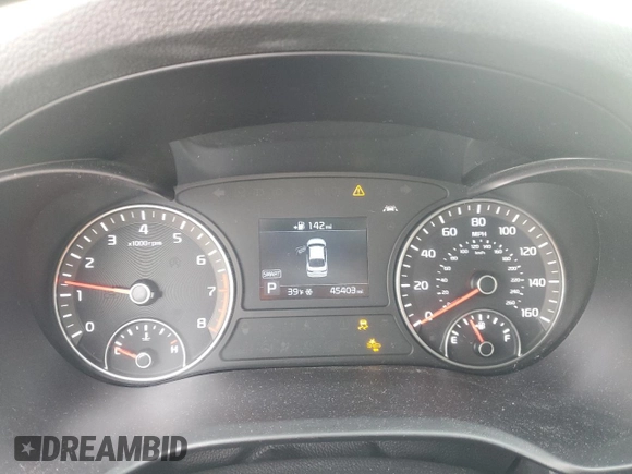 2020 Kia Optima EX Premium with VIN 5XXGU4L14LG424377, listed as a Copart auction lot 44209735 with 45,403 mi miles and Salvage Title. Bid and sale history available at carsss.com. Image 9.