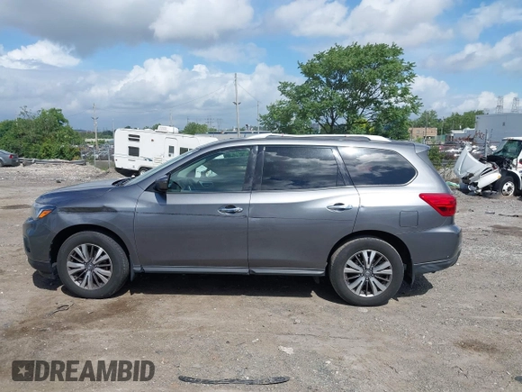2018 Nissan Pathfinder SV with VIN 5N1DR2MM0JC655013, listed as a IAAI auction lot 42663098 with 64,778 mi miles and . Bid and sale history available at DreamBid. Image 6.