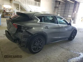 2017 Infiniti QX30 Premium with VIN SJKCH5CP9HA019936, listed as a Copart auction lot 58857575 with 91,591 mi miles and Salvage title. Bid and sale history available at DreamBid. Image 3.