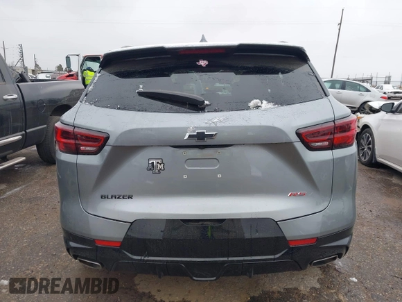 2023 Chevrolet Blazer RS with VIN 3GNKBERS5PS140222, listed as a IAAI auction lot 41272096 with 16,188 mi miles and . Bid and sale history available at DreamBid. Image 15.
