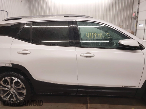 2020 GMC Terrain SLT with VIN 3GKALPEX0LL165066, listed as a IAAI auction lot 41199865 with 82,937 mi miles and . Bid and sale history available at DreamBid. Image 14.