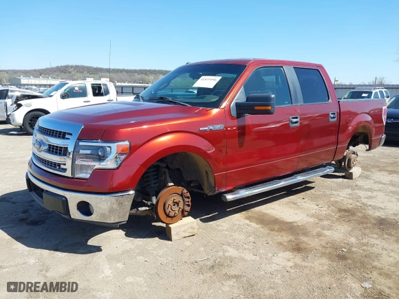 2014 Ford F-150 XL with VIN 1FTFW1CF3EKD73995, listed as a IAAI auction lot 41835996 with 89,700 mi miles. Bid and sale history available at carsss.com. Image 17.