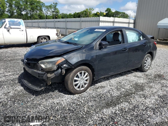 2016 Toyota Corolla L z VIN 5YFBURHE5GP390658, wystawiony jako Copart lot #56589705 z przebiegiem 125 121 mil mil oraz Szkoda całkowita • Salvage title. Historia ofert i sprzedaży dostępna na DreamBid. Obrazek 1.