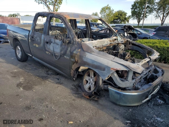 2009 Dodge Ram 1500 ST with VIN 1D3HB18T09S703575, listed as a Copart auction lot 65569734 with 0 mi miles and Non Repairable. Bid and sale history available at carsss.com. Image 4.