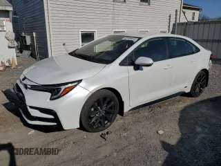 2025 Toyota Corolla Hybrid LE with VIN JTDBDMHE3S3017235, listed as a Copart auction lot 48109915 with 1,270 mi miles and Salvage Title. Bid and sale history available at carsss.com. Image 1.