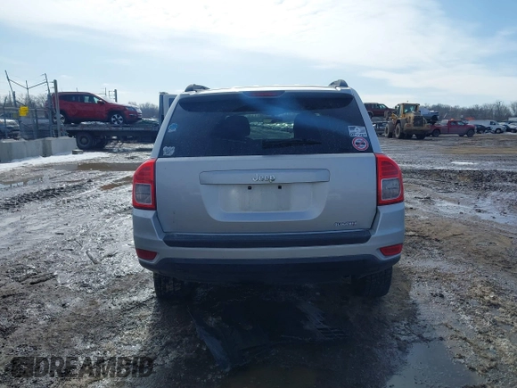 2012 Jeep Compass Sport with VIN 1C4NJCBA3CD601569, listed as a IAAI auction lot 41606565 with 126,630 mi miles. Bid and sale history available at carsss.com. Image 16.
