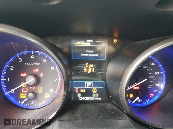 2019 Subaru Legacy Limited with VIN 4S3BNAN61K3035371, listed as a Copart auction lot 46346965 with 40,863 mi miles and Salvage Title. Bid and sale history available at carsss.com. Image 9.