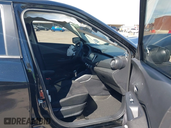 2024 Nissan Kicks S with VIN 3N1CP5BV9RL477611, listed as a IAAI auction lot 41644654 with 21,677 mi miles and . Bid and sale history available at carsss.com. Image 5.
