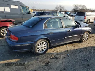 2002 Hyundai Sonata GLS with VIN KMHWF35H62A567458, listed as a Copart auction lot 84374214 with 0 mi miles and Salvage Title. Bid and sale history available at carsss.com. Image 3.