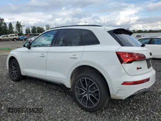 2023 Audi SQ5 Premium Plus with VIN WA1B4AFYXP2146513, listed as a Copart auction lot 71226964 with 20,422 mi miles and Salvage Title. Bid and sale history available at DreamBid. Image 2.