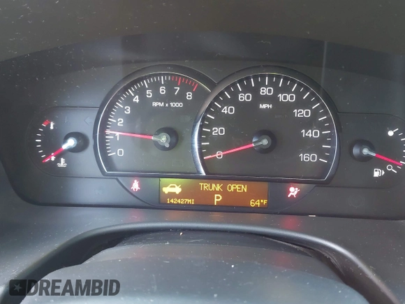 2005 Cadillac STS with VIN 1G6DW677250190268, listed as a IAAI auction lot 41702798 with 142,427 mi miles. Bid and sale history available at carsss.com. Image 7.