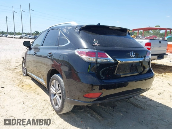2015 Lexus RX 350 with VIN 2T2ZK1BA1FC152103, listed as a IAAI auction lot 42026216 with Not Provided miles and . Bid and sale history available at carsss.com. Image 3.