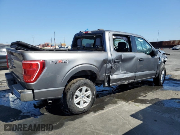 2023 Ford F-150 XL with VIN 1FTEW1EB3PKD84620, listed as a Copart auction lot 69037014 with 6,947 mi miles and Clean Title. Bid and sale history available at carsss.com. Image 3.